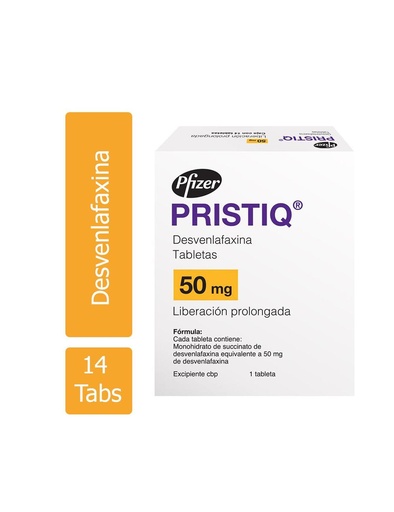 [7501108767886] Pristiq 50 Mg 14 Tabletas 