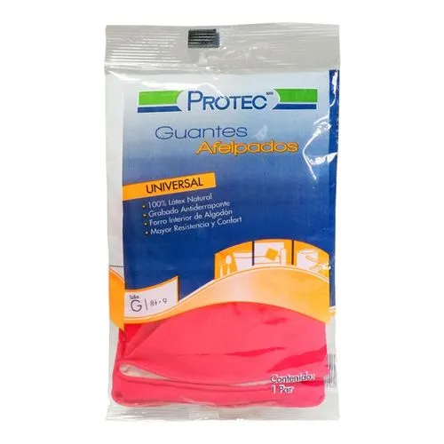 [7501048910120] Guantes Dom Protec Afelpados Grande 