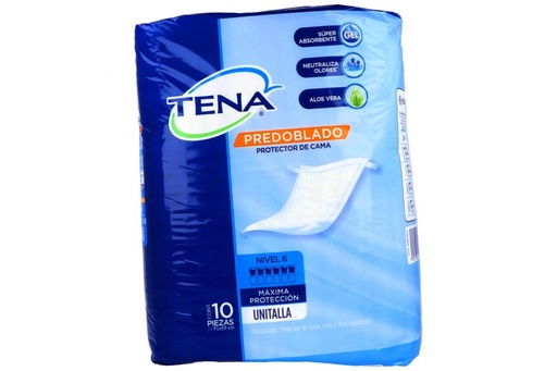 [7501019051401] Protector de Superficies TENA Predoblado 10 piezas 
