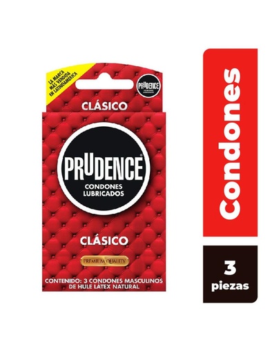 [7502214980015] Preservativo Prudence Clásico 3 Condones 