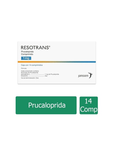 [7501109920631] Resotrans 1 Mg 14 Comprimidos 