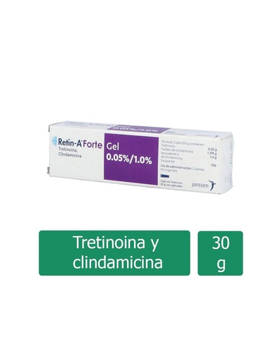 [7501109911301] Retin-A Forte Gel 0.05 / 1.0 % 30 G 