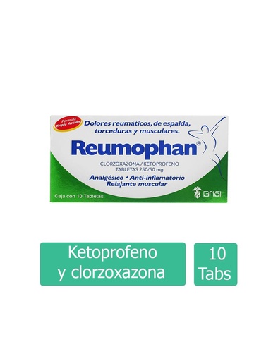[7501022101360] Reumophan 50/250 Mg 10 Tabletas 