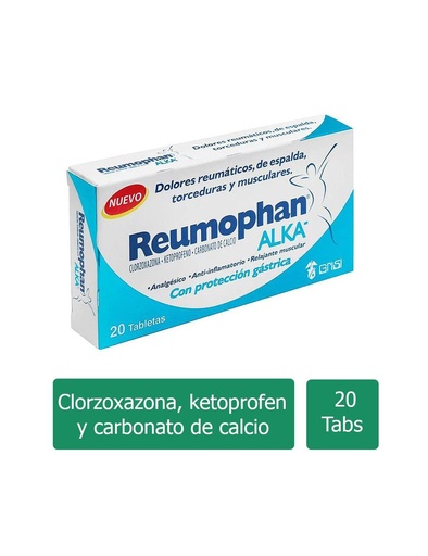 [7501022111024] Reumophan Alka 125 / 25 / 725 Mg 20 Tabletas 