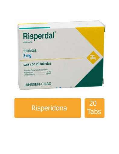 [7501109901623] Risperdal 3 Mg 20 Tabletas 