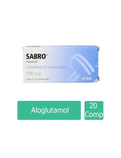[7501314704248] Sabro 0.5 G 20 Comprimidos Masticables 