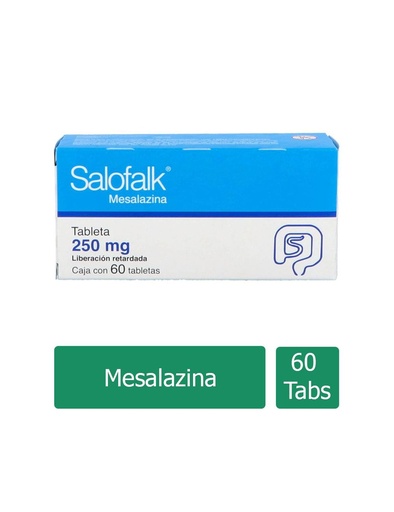 [7501168810409] Salofalk 250 Mg 60 Tabletas 