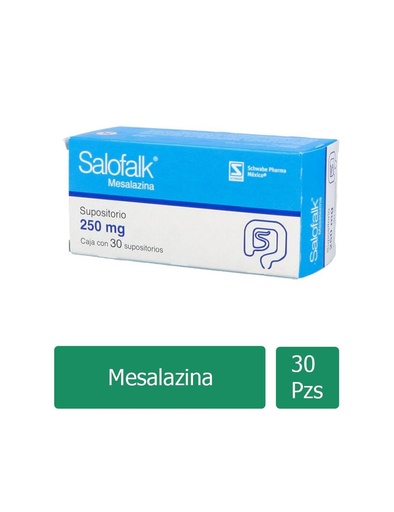 [7501168810706] Salofalk 250 Mg 30 Supositorios 