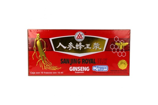 [7501060818343] San Jing Royal Ginsen Caja Con 10 Frascos De 10 Ml