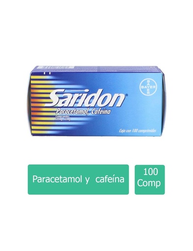 [7501008409534] Saridon 100 Comprimidos 