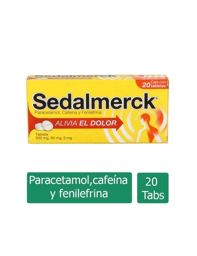 [7501298281209] Sedalmerck Nueva Fórmula 20 Tabletas 