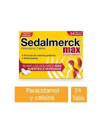 [7501298215099] Sedalmerck Max Blister 24 Tabletas 
