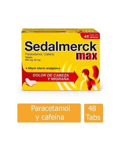 [7501298215037] Sedalmerck Max Blister 48 Tabletas 