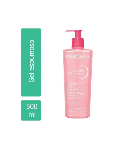[3701129800843] Gel Espumoso Bioderma Sensibio 500 Ml 