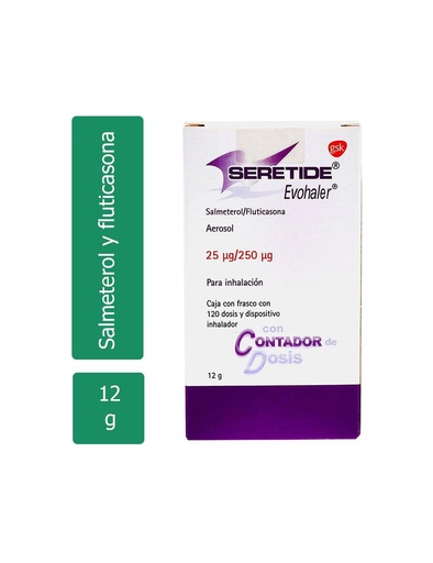 [3393370037408] Seretide Evohaler 25/250 Mcg 120 Dosis 