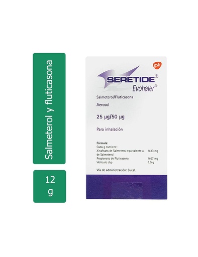 [3393370037415] Seretide Evohaler 25/50 Mc 120 Dosis 