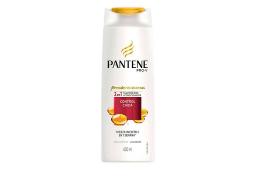 [7501001110314] Shampoo Pantene 2 En 1 Control Caída 400 Ml 