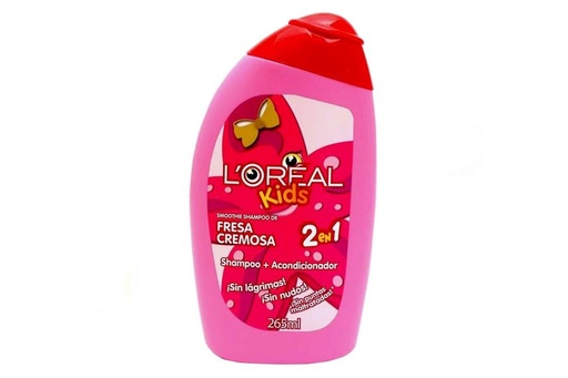 [7501027218384] Shampoo L'Oréal Kids 2 En 1 Smoothie Fresa Cremosa 265 Ml 