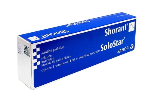 [7501165006324] Shorant SoloStar 100 UI Solución Inyectable 1 Cartucho 3 Ml 