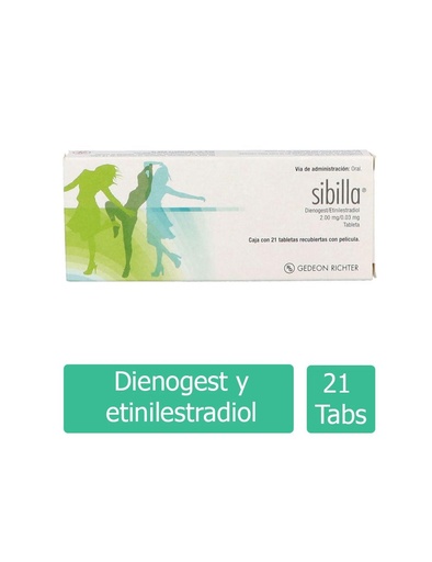 [5997001362723] Sibilla 2.00 Mg/0.03 Mg 21 Tabletas 