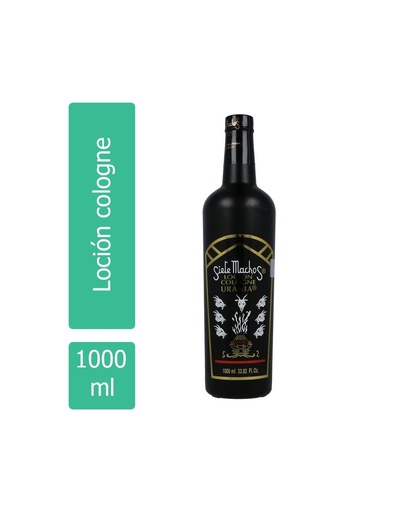 [7501168710549] Loción Siete Machos 1000 Ml 