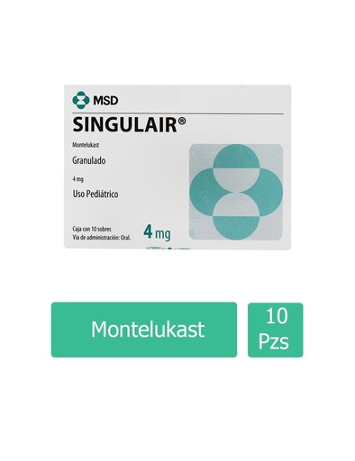 [7501326000338] Singulair 4 Mg Granulado 10 Sobres 