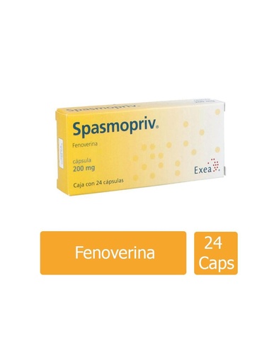 [7501314704934] Spasmopriv 200 Mg 24 Cápsulas 