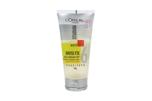 [7501027233974] Gel Para Peinar L'Oréal Paris Studio Line Invisi Fix Ultra Fijación 180 G 