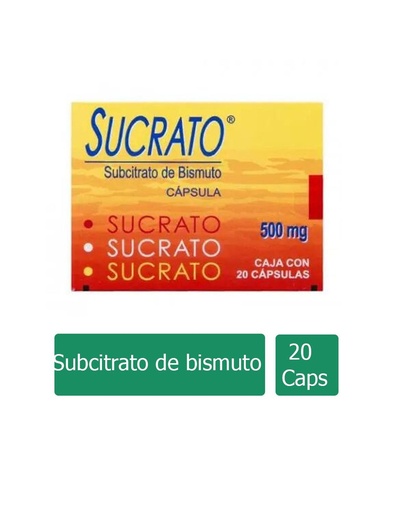 [7501089810243] Sucrato 500 Mg 20 Cápsulas 