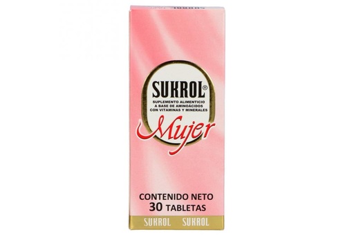 [675873002071] Sukrol Mujer Caja Con 30 Tabletas