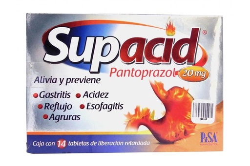 [7501125152566] Supacid 20 Mg 14 Tabletas 