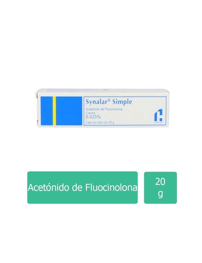 [7501088505454] Synalar-S 0.025 % Crema 20 G 