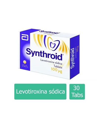 [7501033958984] Synthroid 100 Mcg 30 Tabletas 