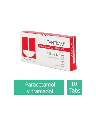 [7841141003528] Tafitram 325/37.5 Mg 10 Comprimidos 
