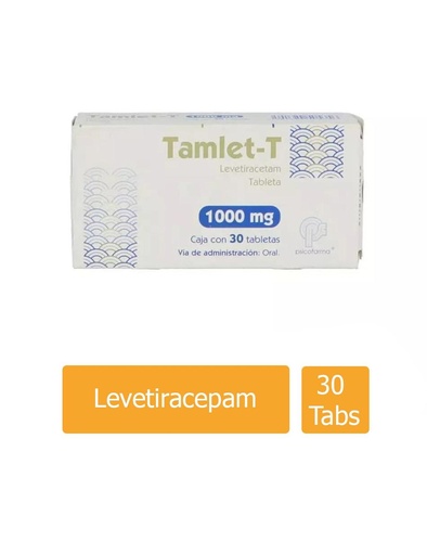 [7501384505356] Tamlet-T 1000 Mg 30 Tabletas 