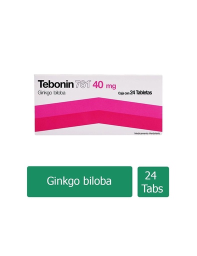 [7501168870311] Tebonin 761 40 Mg Caja Con 24 Tabletas