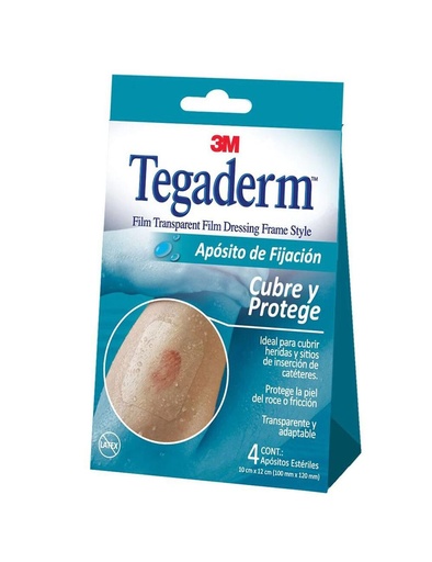 [7501023127925] Tegaderm Apósito 10 X 12 Cm 4 Piezas 