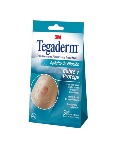 [7501023127918] Tegaderm Apósito 6 X 7 Cm 5 Piezas 