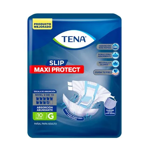 [7501019051043] Pañales para Adulto TENA Slip Talla:G 10 piezas 