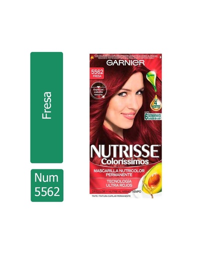 [7506078959989] Tinte Garnier Nutrisse Coloríssimos 5562 Fresa 