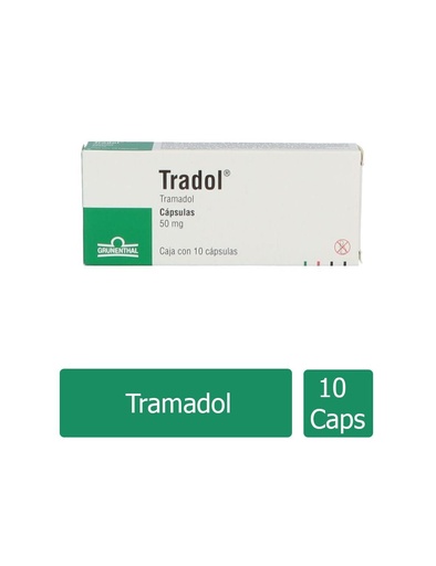 [7502209290341] Tradol 50 Mg 10 Cápsulas 