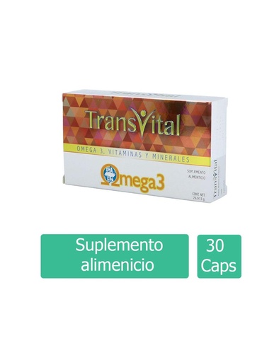 [7502235760122] Transvital Suplemento Alimenticio 26.913 G 30 Tabletas 