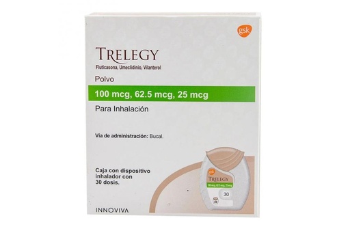 [7501043100700] Trelegy 100 Mcg Polvo Para Inhalación 30 Dosis 
