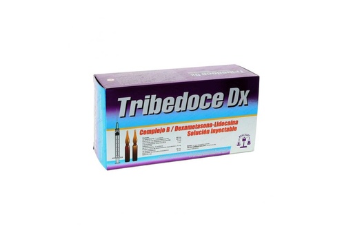[7501537100452] Tribedoce Dx Solución Inyectable 3 Ampolletas Genérico Brudifarma 