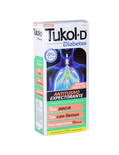 [650240031519] Tukol-D Diabetes Jarabe 120 Ml 