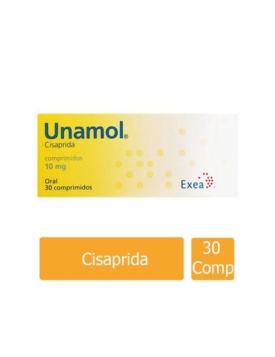 [7501314704712] Unamol 10 Mg 30 Comprimidos 