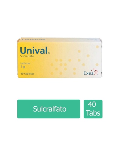 [7501314704040] Unival 1 G 40 Tabletas 