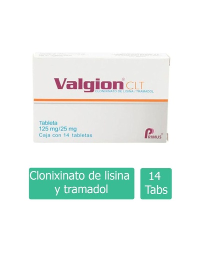 [7502003387995] Valgion CTL 125/25 Mg 14 Tabletas 