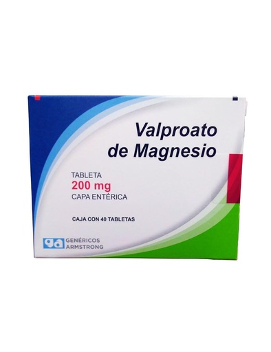 [7501089830036] Valproato De Magnesio 200 Mg 40 Tabletas Genérico Armstrong 