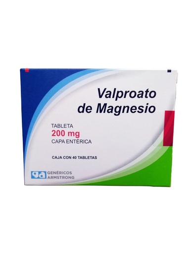 [7501089830036] Valproato De Magnesio 200 Mg Caja Con 40 Tabletas.